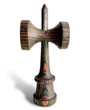 Load image into Gallery viewer, ZOBEN KEN: “Forest” Green/Orange/Grey Spectraply - Birch