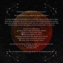 Load image into Gallery viewer, ARC Angel Organic Eclipse & Full Moon Sage Spray