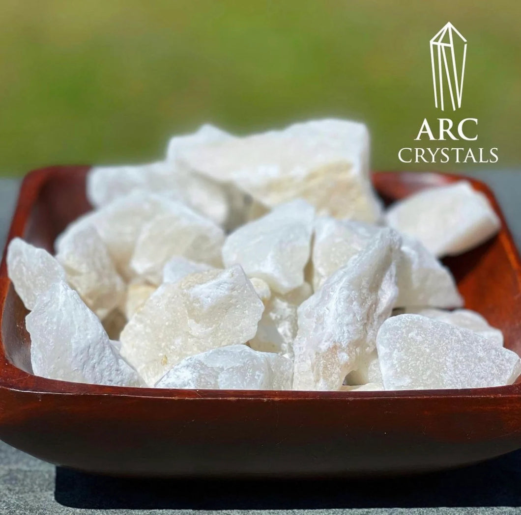 White Onyx aka White Marble with Calcite & Quartz