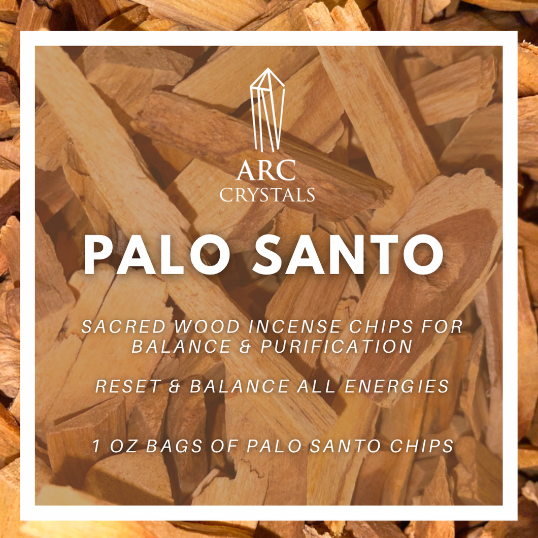 Organic Palo Santo Chips (1 oz Bags)